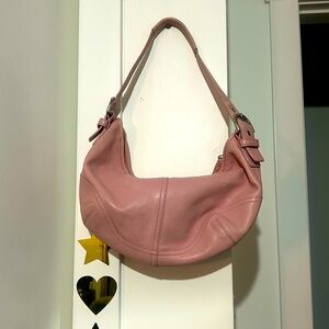 Vintage Coach Soho Pink Hobo Bag